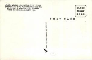 Hiszek Magyarország Feltámadásában. Németh Nándor: Maradj hű Szent István Országához című plakát rep...