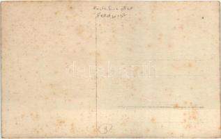 K.u.K. Feldpost / K.u.K. tábori postahivatal az érkezett szállítmánnyal és katonákkal / WWI Austro-H...