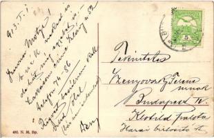 Budapest VIII. Rákóczi út, Szent Rókus-kórház, templom, villamosok / Rákóczi-Strasse, Rókus-Spital (...