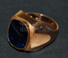 Köves gyűrű Au (14K) bruttó súly 13,29g