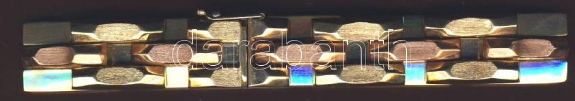 Karlánc, üreges Au (14K) bruttó súly 21,17g