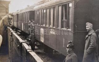 1921 Második visszatérési kísérlet, a "királypuccs" fotói, 5 db fotólap, rajta Ostenburg-M...