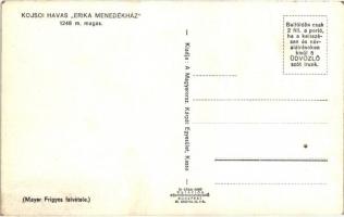 Kojsói Havasok, Kojsov; Erika menedékház, Mayer Frigyes felvétele / tourist house (EK)