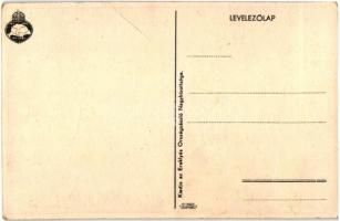 Hiszekegy. Az Ereklyés Országzászló Nagybizottság kiadása / Hungarian irredenta art postcard s: Lamo...