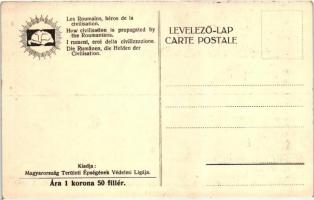 Kultúra 1919. Magyarország Területi Épségének Védelmi Ligájának kiadása / Hungarian irredenta, anti-...