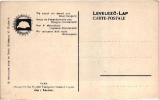 Nem hagylak Nyugat-Magyarország! Magyarország Területi Épségének Védelmi Ligájának kiadása / Hungari...