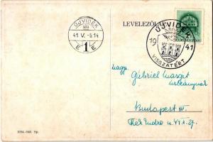 Magyar Királyi Honvéd Térképészeti Intézet / Hungarian Institute of cartography, coat of arms + 1941...