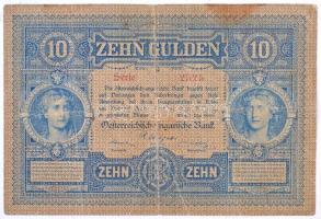 1880. 10Ft "Osztrák-magyar Bank" T:III- kis ly. középen
Austro-Hungarian Monarchy 1880. 1...