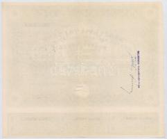 Budapest 1946. "Pesti Magyar Kereskedelmi Bank" részvényutalvány 5 részvényről egyben, öss...