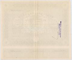 Budapest 1946. "Pesti Magyar Kereskedelmi Bank" részvényutalvány 5 részvényről egyben, öss...