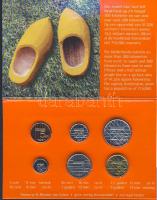 Hollandia 1999. 5c-2 1/2G 6klf forgalmi pénz mini utánzata szettben T:1