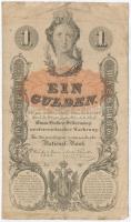 1858. 1G T:III- Austrian Empire 1858. 1 Gulden C:VG Adamo G87