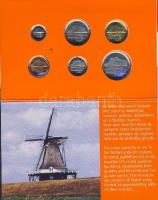 Hollandia 1999. 5c-2 1/2G 6klf forgalmi pénz mini utánzata szettben T:1