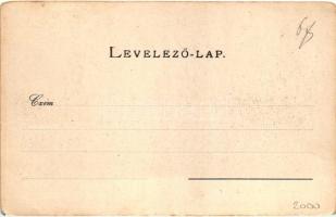 Selmecbánya, Schemnitz, Banska Stiavnica; Szentháromság szobor, kávéház, vásár / Trinity statue, caf...