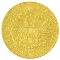 Ausztria 1915. Dukát Au "Ferenc József" utánveret (3,45g/0.986) T:1-
Austria 1915. 1 Duca...