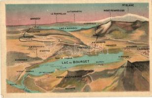 26 db MODERN térképes lap, főleg osztrák és német / 26 MODERN map postcards, mostly Austrian and Ger...