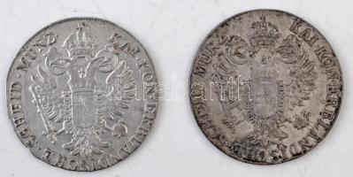 Ausztria 1795A 12kr Ag "II. Ferenc" (4,15g) + Magyarország 1795B 12kr Ag "I. Ferenc&q...