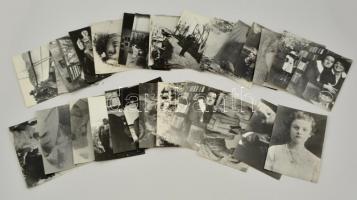 58 db fotó másolat Babits Mihály családi fényképeiről 12x18 cm