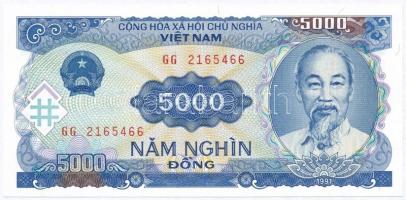 Vietnam 1991. 5000D T:I  Vietnam 1991. 5000 Dong C:UNC
