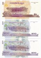 Kambodzsa 2001. 100R (2x) sorszámkövetők + 2002. 50R T:I
Cambodia 2001. 100 Rials (2x) sequential s...