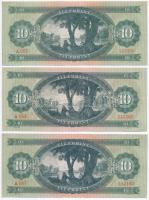 1962. 10Ft (3x) T:I-