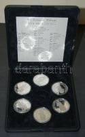 Hollandia 1993-98. 6 klf Ag tallér utánverete 6x28,25g = 169,50g T:PP Eredeti díszdobozban, tanúsítvánnyal!