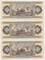 1983. 50Ft (3x) sorszámkövetők T:I-