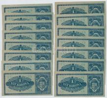 1920. 1K (15x) sorszámkövetők T:I