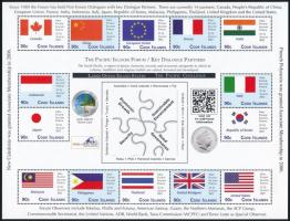 Pacific Islands Conference, Flags sheets with 14 + 16 values Csendes-óceáni szigetek konferenciája, ...