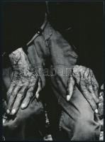 cca 1964 Jelzett kortárs fotóművészeti alkotások, 3 db vintage fotó, 9x23,5 cm és 23x16,5 cm