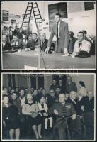 cca 1960 Tiszavölgyi József (1909-?) hagyatékából 13 db vintage fotó, többsége pecséttel jelzett, 13x18 cm és 18x24 cm között