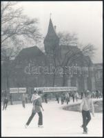 cca 1965 Budapesti városképek tétele, 13 db vintage fotó, 24x14,5 cm és 18x24 cm között