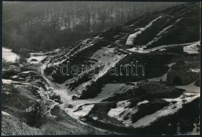 cca 1974 1975 Zsigri Oszkár (1933-?) budapesti fotóművész hagyatékából 2 db vintage fotóművészeti al...