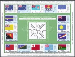 Pacific Islands Conference, Flags 2 mini sheets Csendes-óceáni szigetek konferenciája, Zászlók 2 kis...