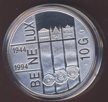 Hollandia 1994. 10G Ag "Benelux-50év" T:PP Eredeti  díszdobozban, tanúsítvánnyal!