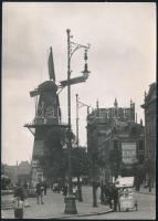 1908 Amsterdam, Kankovszky Ervin (1884-1945) felvétele, feliratozott vintage fotó, 17,5x12 cm