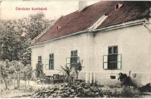 Kolta, Koltha; ház, kúria, Federweiss Lipót kiadása / house, mansion (EK)
