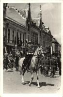 1940 Szatmárnémeti, Satu Mare; bevonulás, Horthy Miklós / entry of the Hungarian troops (EK)