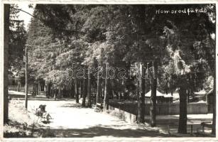 Homoródfürdő, Baile Homorod; fürdő sétány / spa promenade, Kováts István photo