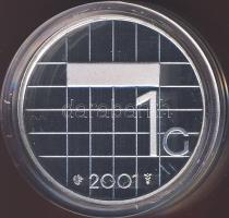 Hollandia 2001. 1G Ag T:PL Eredeti  díszdobozban, tanúsítvánnyal!