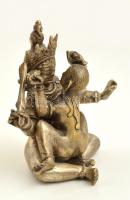 Yab-Yum ,tibeti ezüst (Ag. 50% alatti ezüst tartalommal) figura páros, jelzés nélkül, szétszedhető, ...