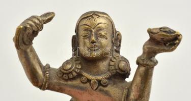 Yab-Yum ,tibeti ezüst (Ag. 50% alatti ezüst tartalommal) figura páros, jelzés nélkül, szétszedhető, ...