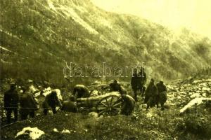 5 db RÉGI K.u.K. katonai fotólap (1 modern előhívású) / 5  pre-1945 mostly WWI K.u.K. military photo...