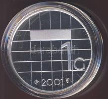 Hollandia 2001. 1G Ag T:PL Eredeti  díszdobozban, tanúsítvánnyal!