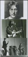 cca 1965 Beatles együttes, Fekete György (1904-1990) budapesti fényképész hagyatékában fellelt 3 db repró negatív mai nagyítása, 10x15 cm