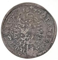 1677K-B 15kr Ag "I. Lipót" (6,11g) T:2-,3  
Hungary 1677K-B 15 Kreuzer Ag "Leopold I...