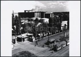 1958 Kőbányai villamos, szabadon felhasználható vintage negatív (6x6 cm) és az erről készül mai nagy...