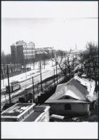 cca 1968 Budapesti villamos Kőbányán, szabadon felhasználható vintage negatív (3,5x3,5 cm) és az err...