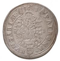 1681K-B 15kr Ag "I. Lipót" (5,48g) T:2 kis ü.
Hungary 1681K-B 15 Kreuzer Ag "Leopold...