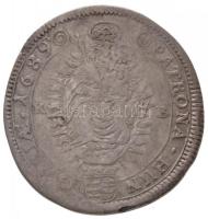 1689K-B 15kr Ag "I. Lipót" (6,23g) T:2- ph.
Hungary 1689K-B 15 Kreuzer Ag "Leopold I...